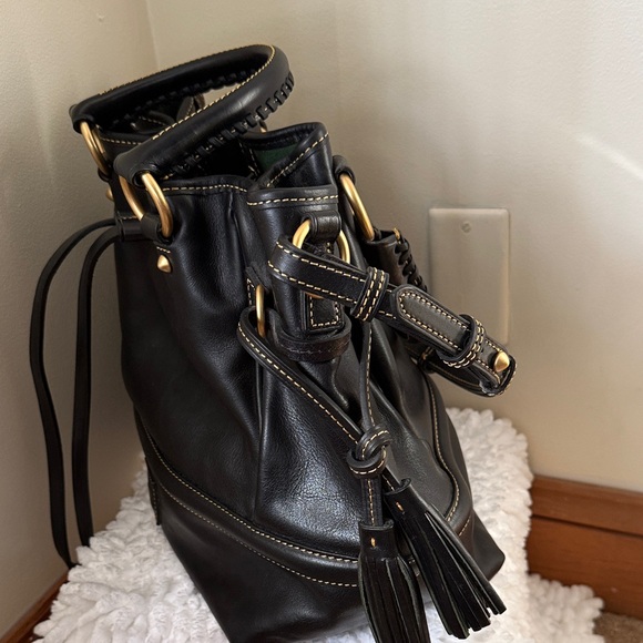 Dooney & Bourke Black Florentine Leather Buckley Bag - Picture 3 of 11